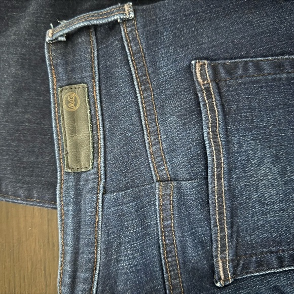 AG The Prima Mid Rise Cigarette Dark Blue Denim Jean Size 31 Women’s - Picture 10 of 11